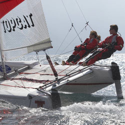 catamaran-segeln am Tegernsee