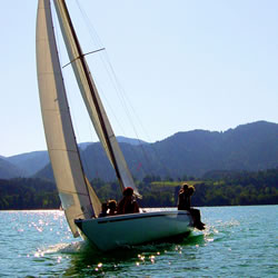 Segeln am Tegernsee mit Dyas